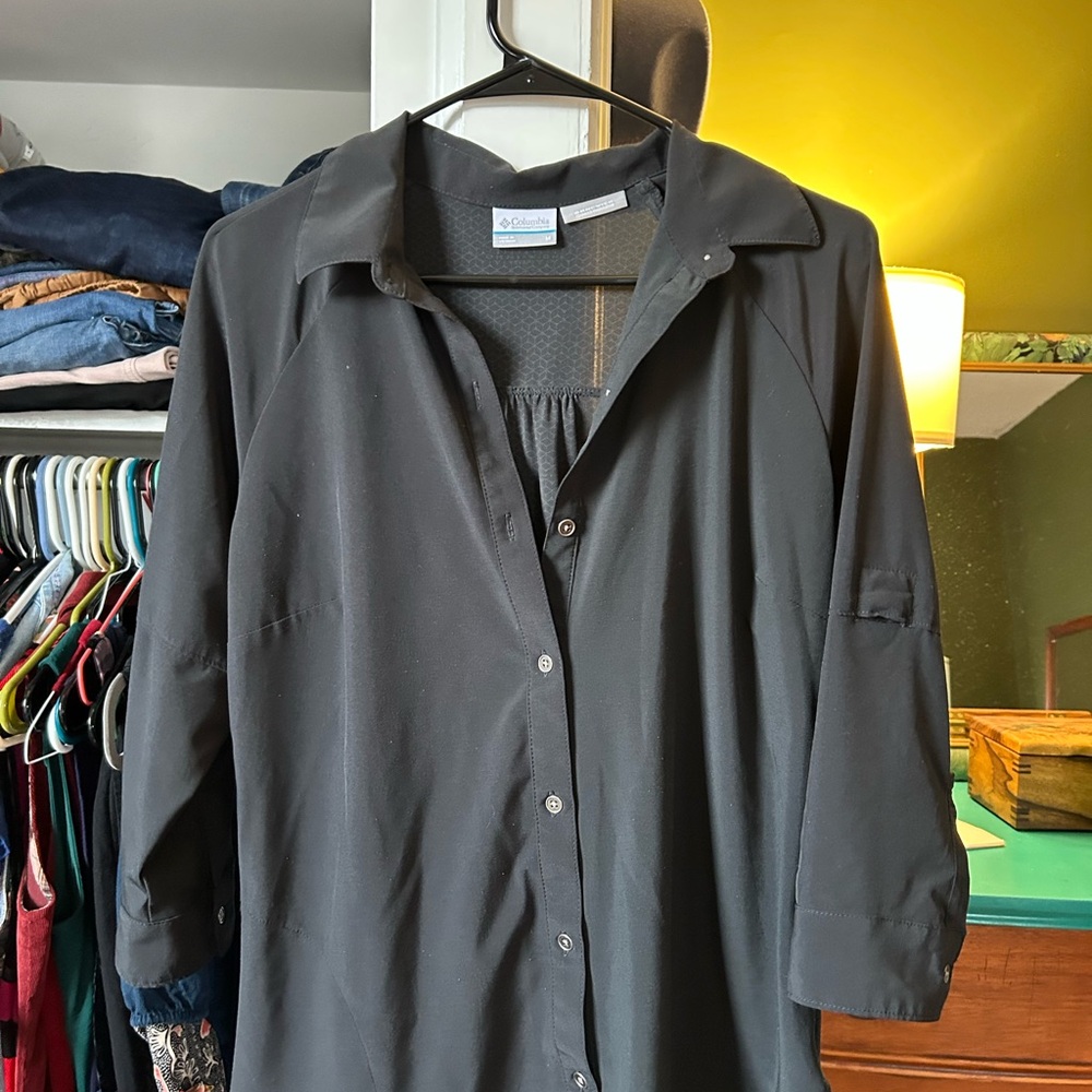 Black Button-Up Shirt by Croft & Barrow